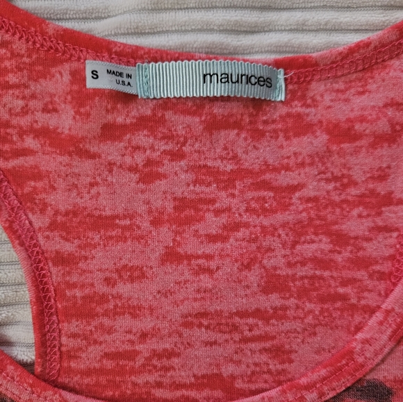 Maurices Red Sleeveless Top Size S - Picture 3 of 5
